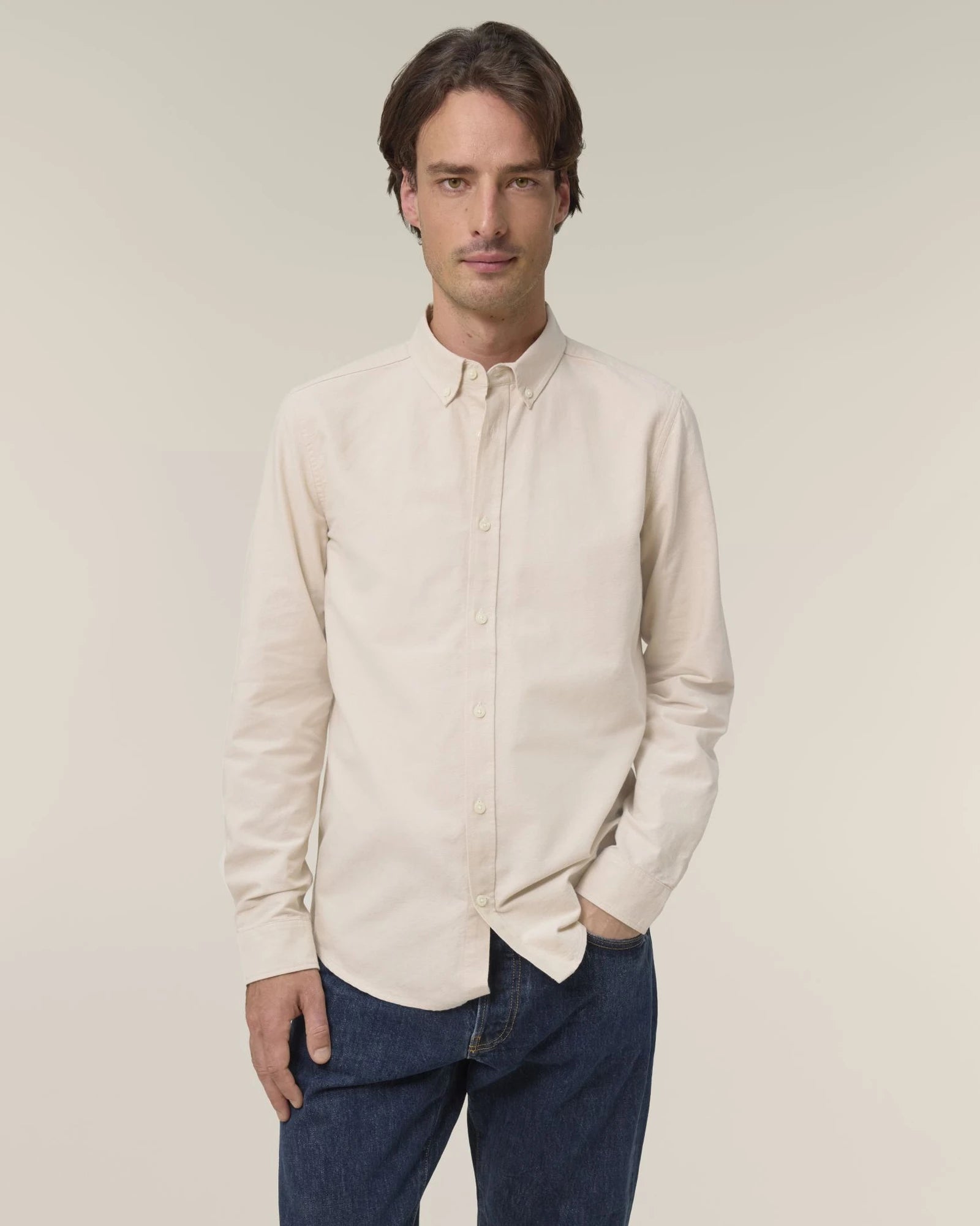 Koszula męska z bawełny organicznej Stanley/Stella Oxford z nadrukiem - 7
