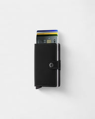 Etui na karty Miniwallet ze skóry z logo - 18