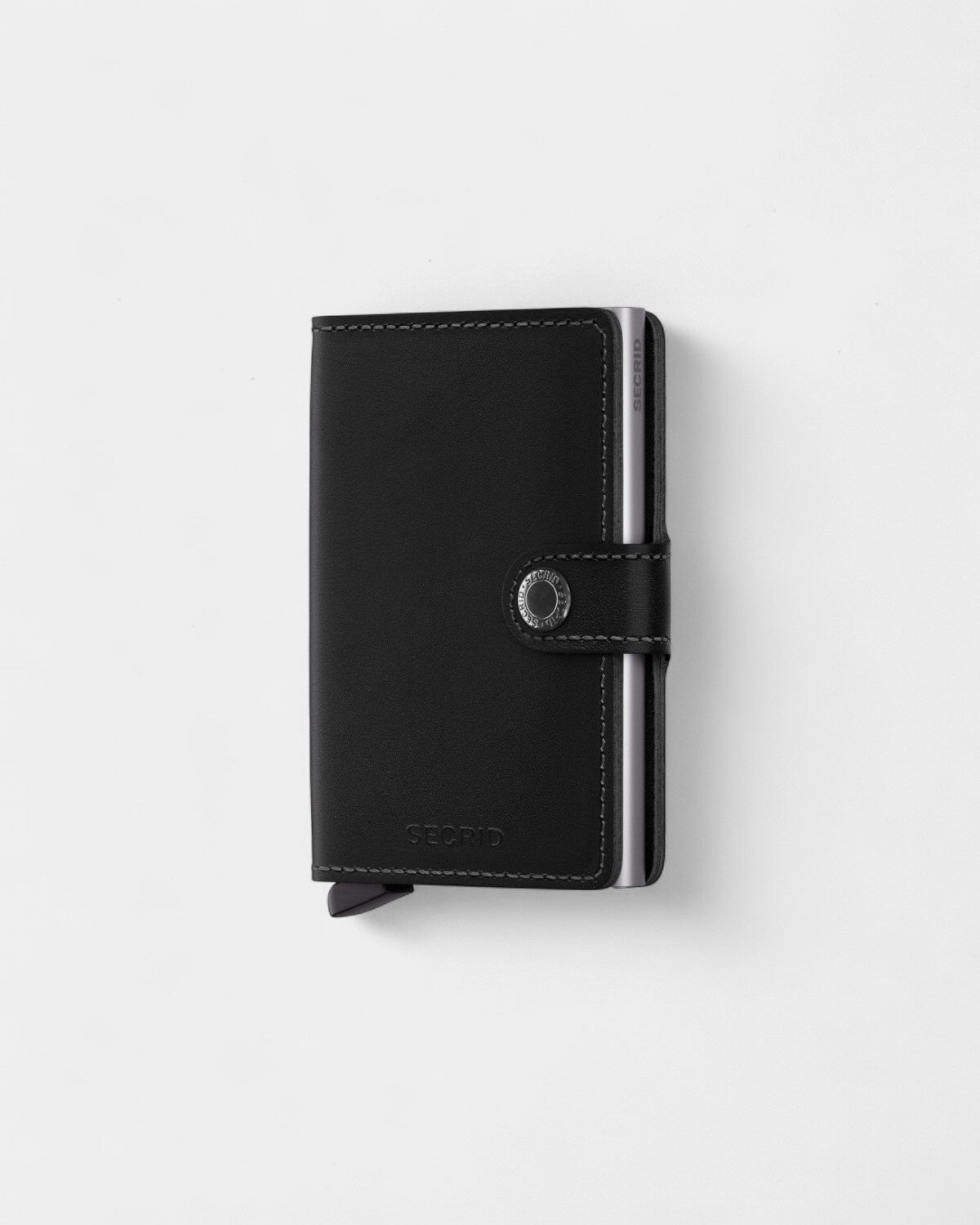 Etui na karty Miniwallet ze skóry z logo - 19