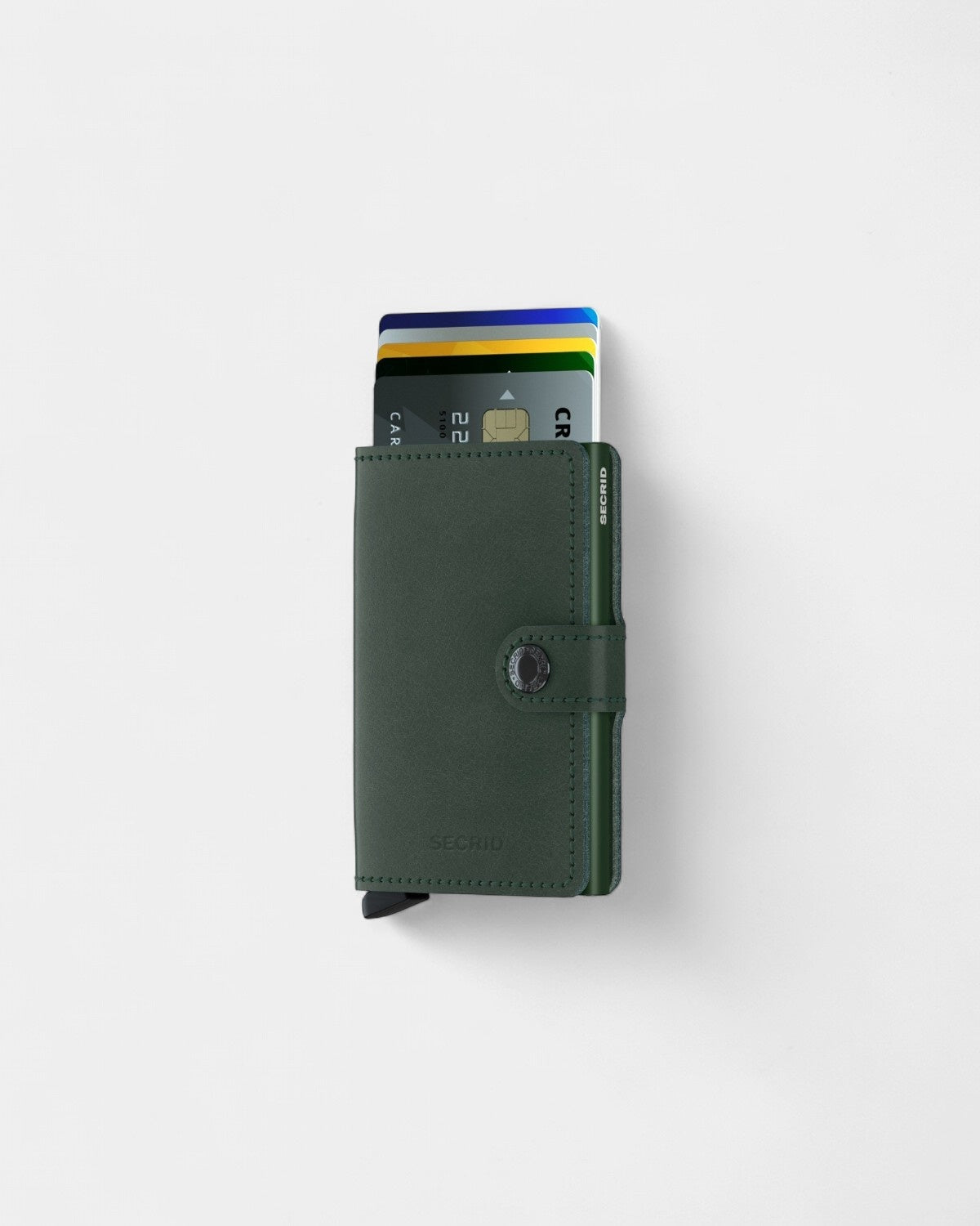 Etui na karty Miniwallet ze skóry z logo - 9