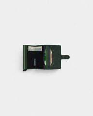 Etui na karty Miniwallet ze skóry z logo - 10