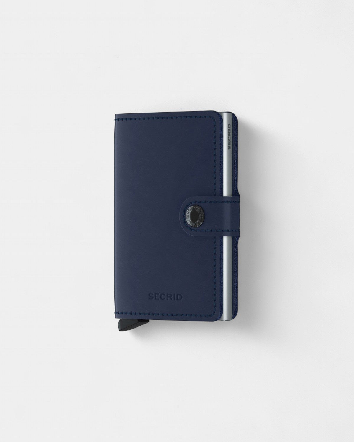 Etui na karty Miniwallet ze skóry z logo - 5