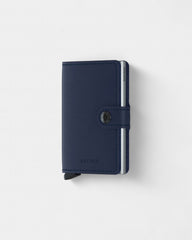 Etui na karty Miniwallet ze skóry z logo - 5