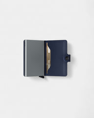 Etui na karty Miniwallet ze skóry z logo - 6