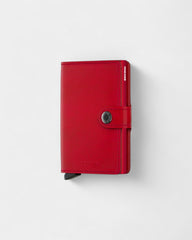 Etui na karty Miniwallet ze skóry z logo - 1