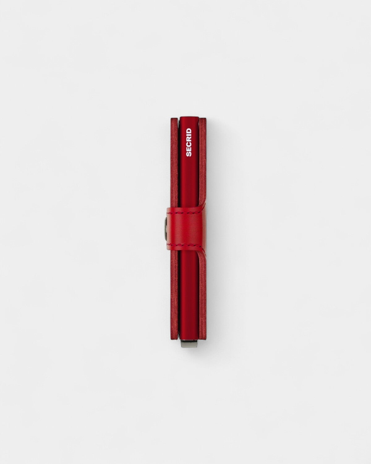 Etui na karty Miniwallet ze skóry z logo - 2