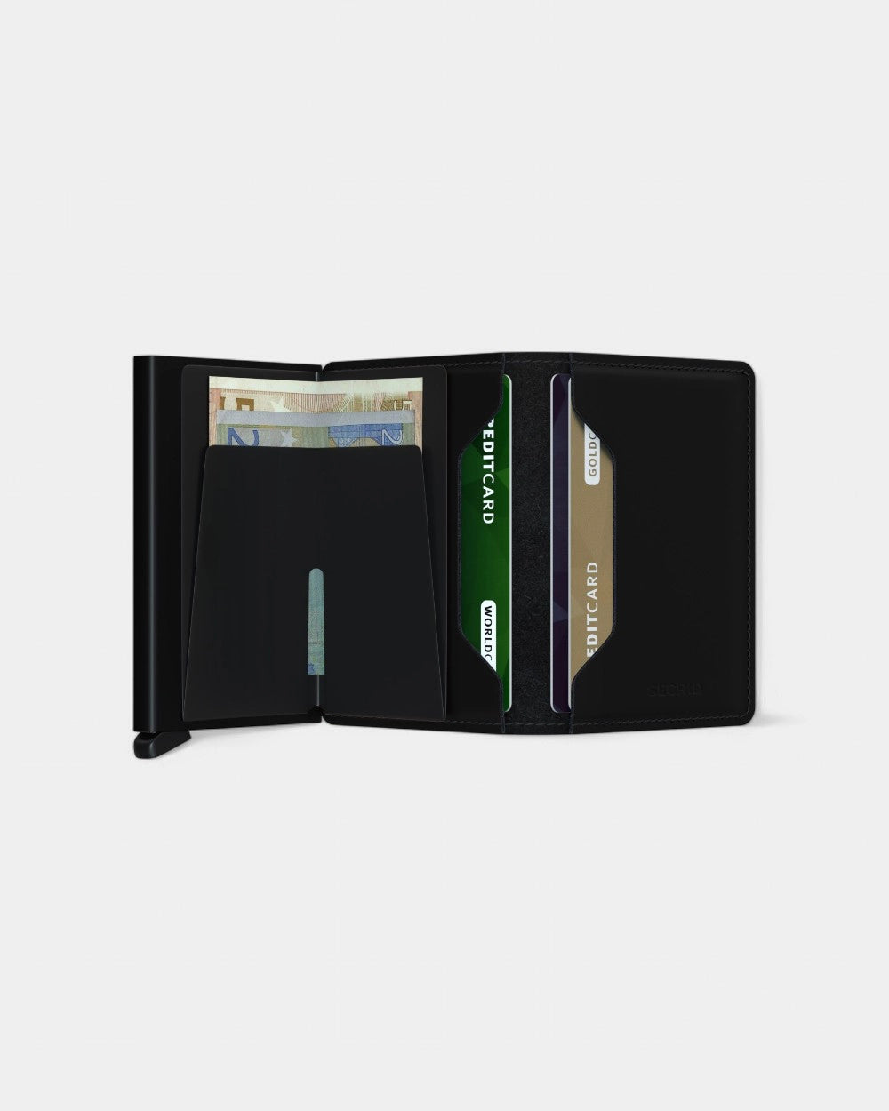 Portfel Slimwallet ze skóry z logo - 4