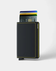 Portfel Slimwallet ze skóry z logo - 11
