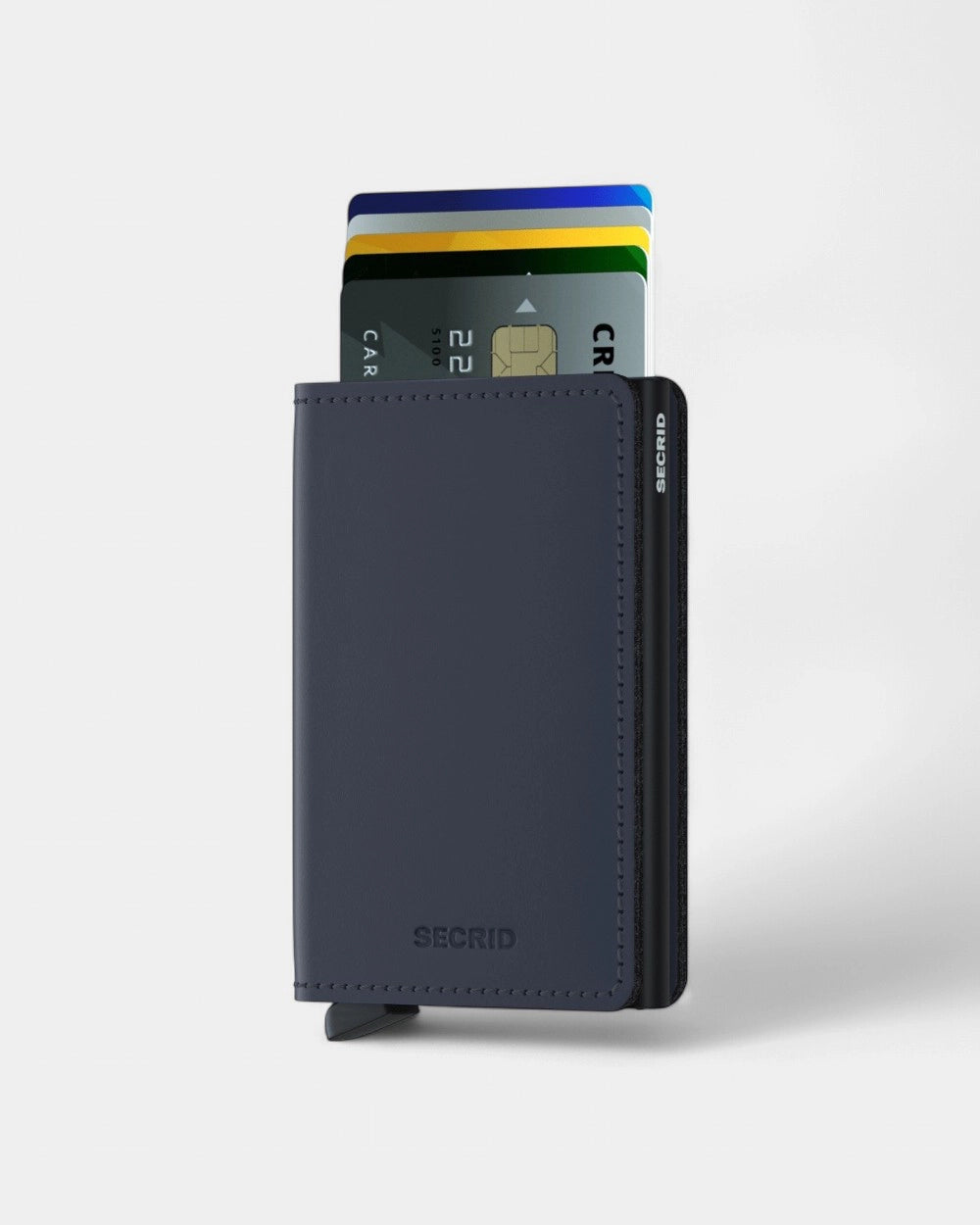 Portfel Slimwallet ze skóry z logo - 20