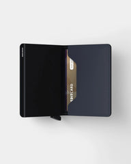 Portfel Slimwallet ze skóry z logo - 23