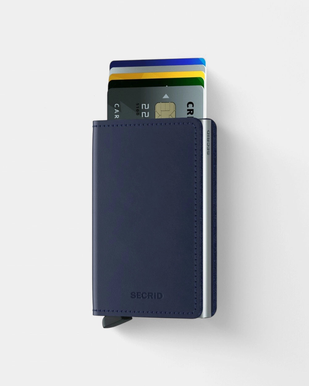 Portfel Slimwallet ze skóry z logo - 32