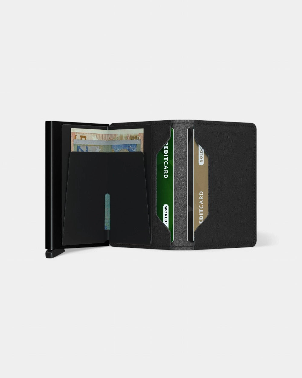 Portfel Slimwallet ze skóry z logo - 37