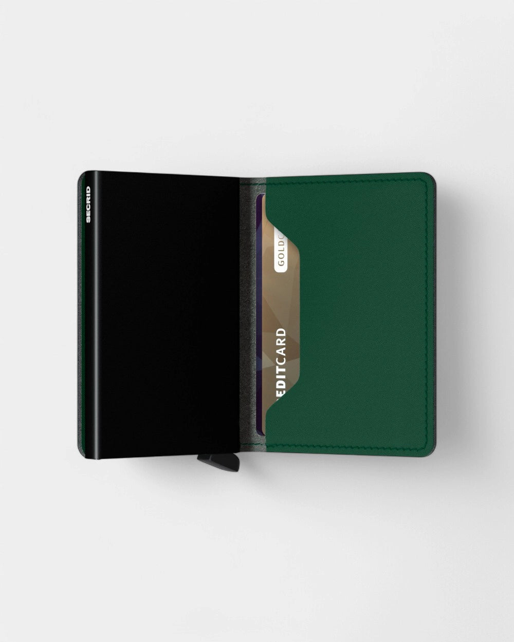 Portfel Slimwallet ze skóry z logo - 43