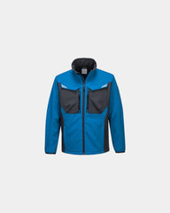 Kurtka softshell wodoodporna WX3 Eco Hybrid z nadrukiem - Ciemnoniebieski
