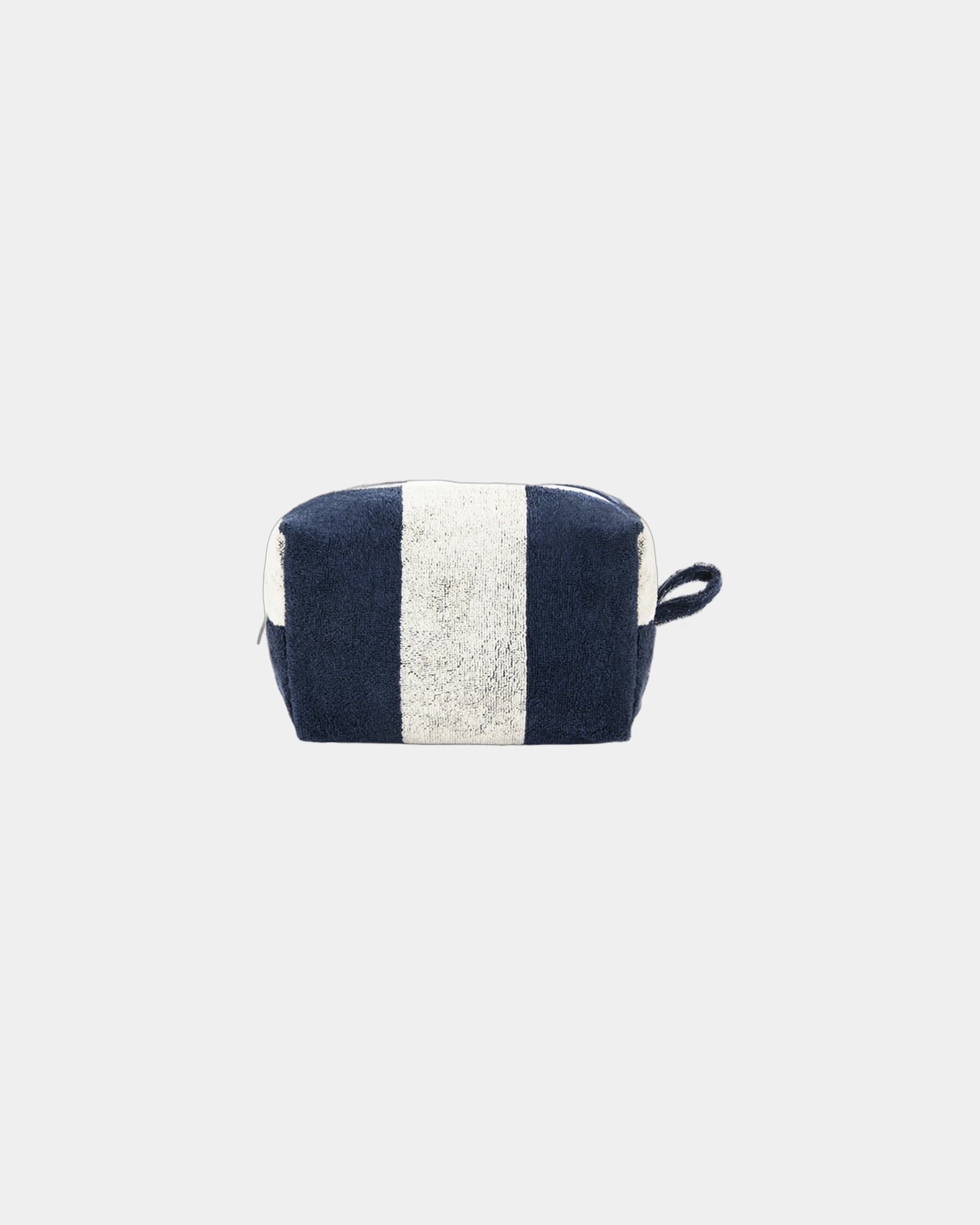 Kosmetyczka frotte La Serviette Paris z nadrukiem - Niebieski Ocean / Kremowy
