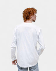 Męski T-shirt z długim rękawem z nadrukiem - 2