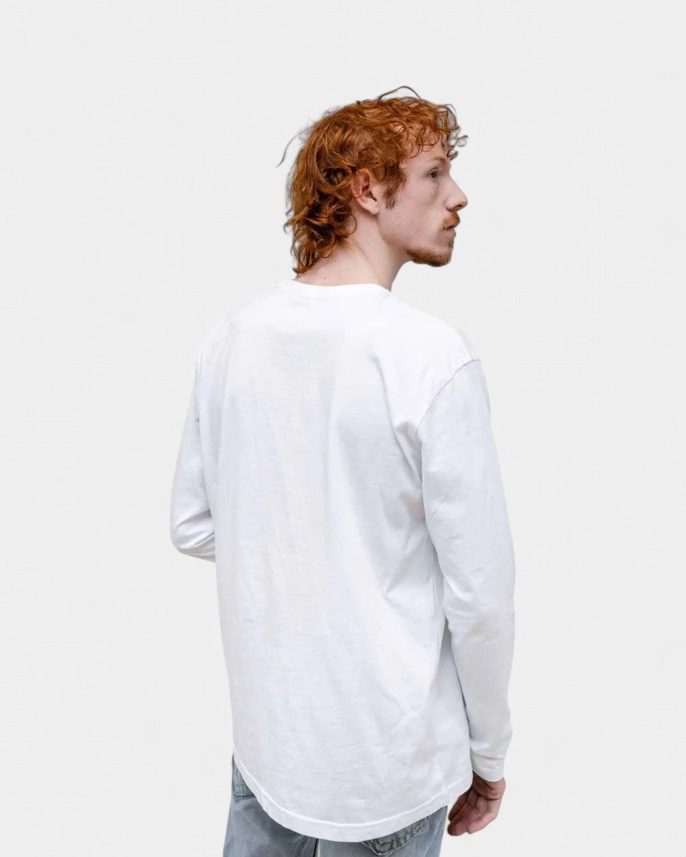 Męski T-shirt z długim rękawem z nadrukiem - 3
