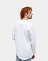 Męski T-shirt z długim rękawem z nadrukiem - 3