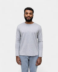 Męski T-shirt z długim rękawem z nadrukiem - 7
