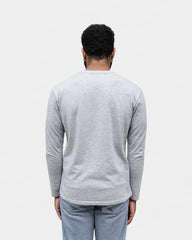 Męski T-shirt z długim rękawem z nadrukiem - 8