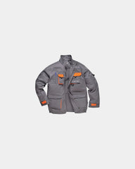 Bluza robocza wielokieszeniowa Texo Contrast z nadrukiem - Szary