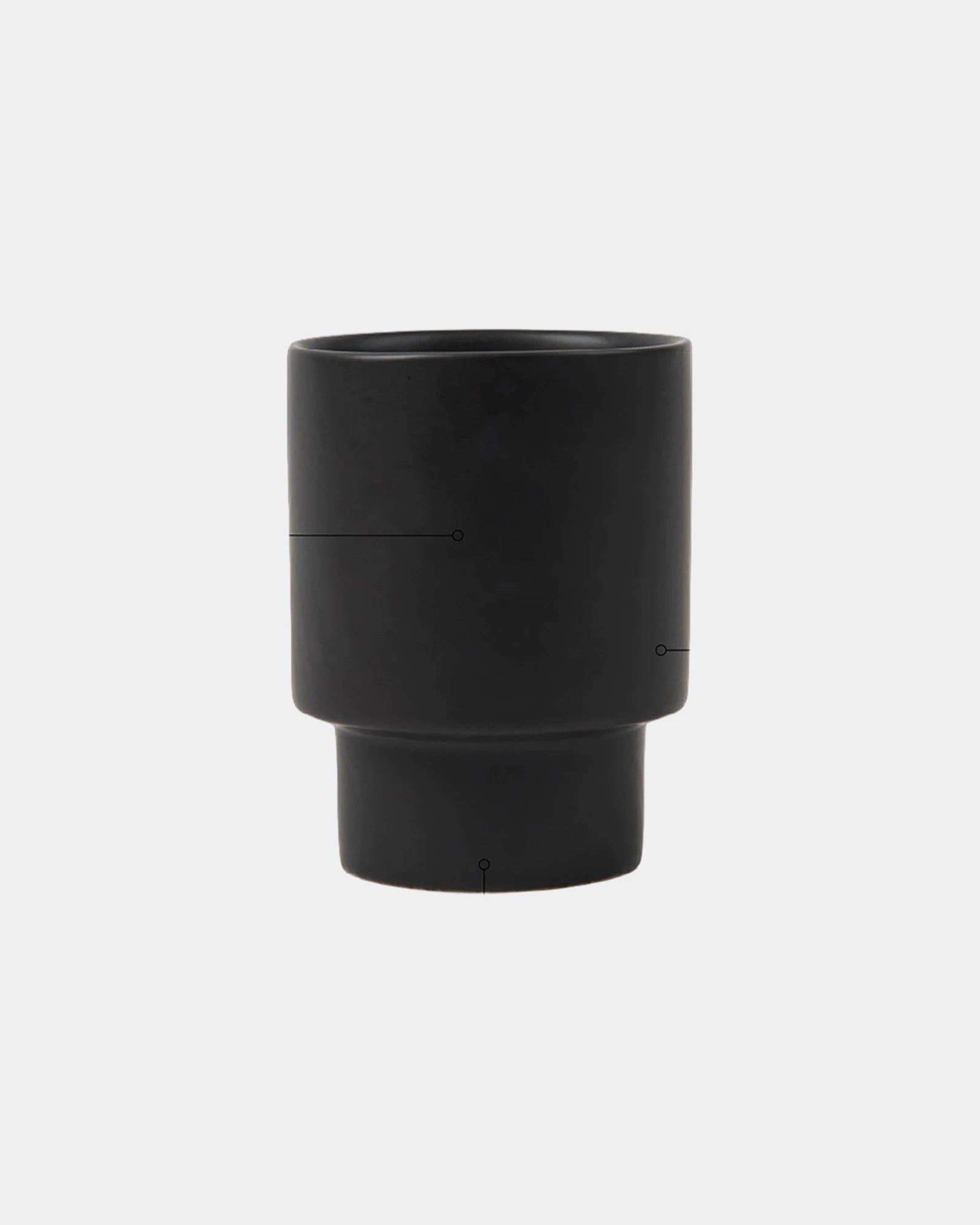 Kubek ceramiczny z gliny z recyklingu Vinga Nagano 250 ml z nadrukiem - 2