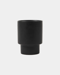 Kubek ceramiczny z gliny z recyklingu Vinga Nagano 250 ml z nadrukiem - Czarny