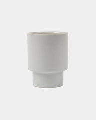 Kubek ceramiczny z gliny z recyklingu Vinga Nagano 250 ml z nadrukiem - Złamana biel