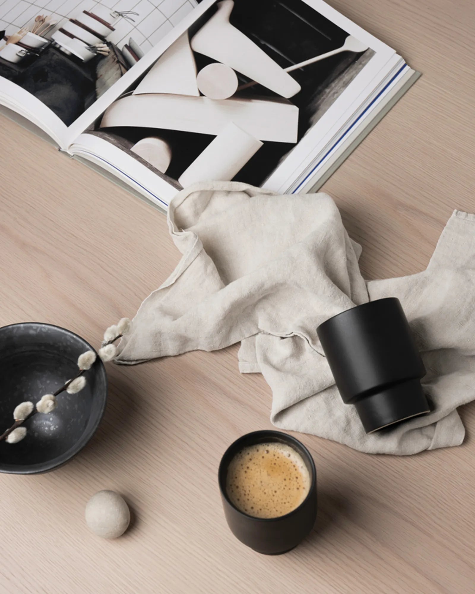 Kubek ceramiczny z gliny z recyklingu Vinga Nagano 250 ml z nadrukiem - 7