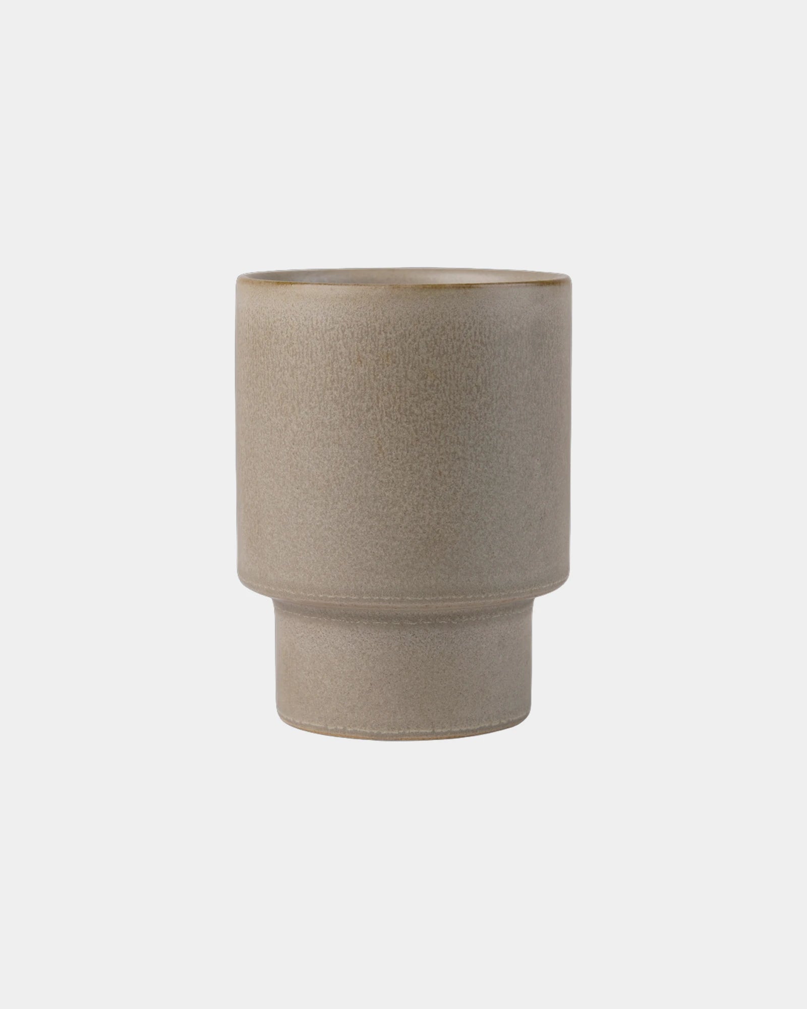 Kubek ceramiczny z gliny z recyklingu Vinga Nagano 250 ml z nadrukiem - Beżowy