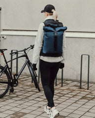 Torba rowerowa z PU z recyklingu Vinga Baltimore 23 l z nadrukiem - 38