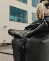 Torba rowerowa z PU z recyklingu Vinga Baltimore 23 l z nadrukiem - 9
