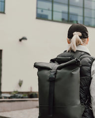 Torba rowerowa z PU z recyklingu Vinga Baltimore 23 l z nadrukiem - 8