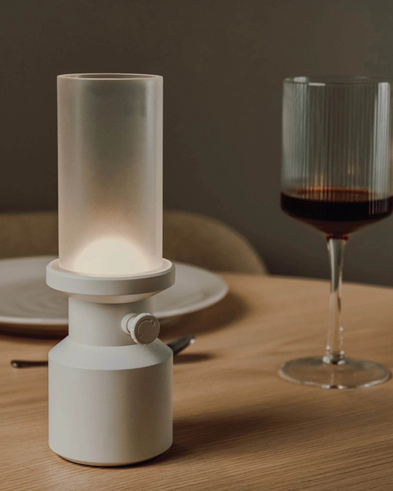 Lampka biurkowa z plastiku ABS z recyklingu Vinga Niori z nadrukiem - 9