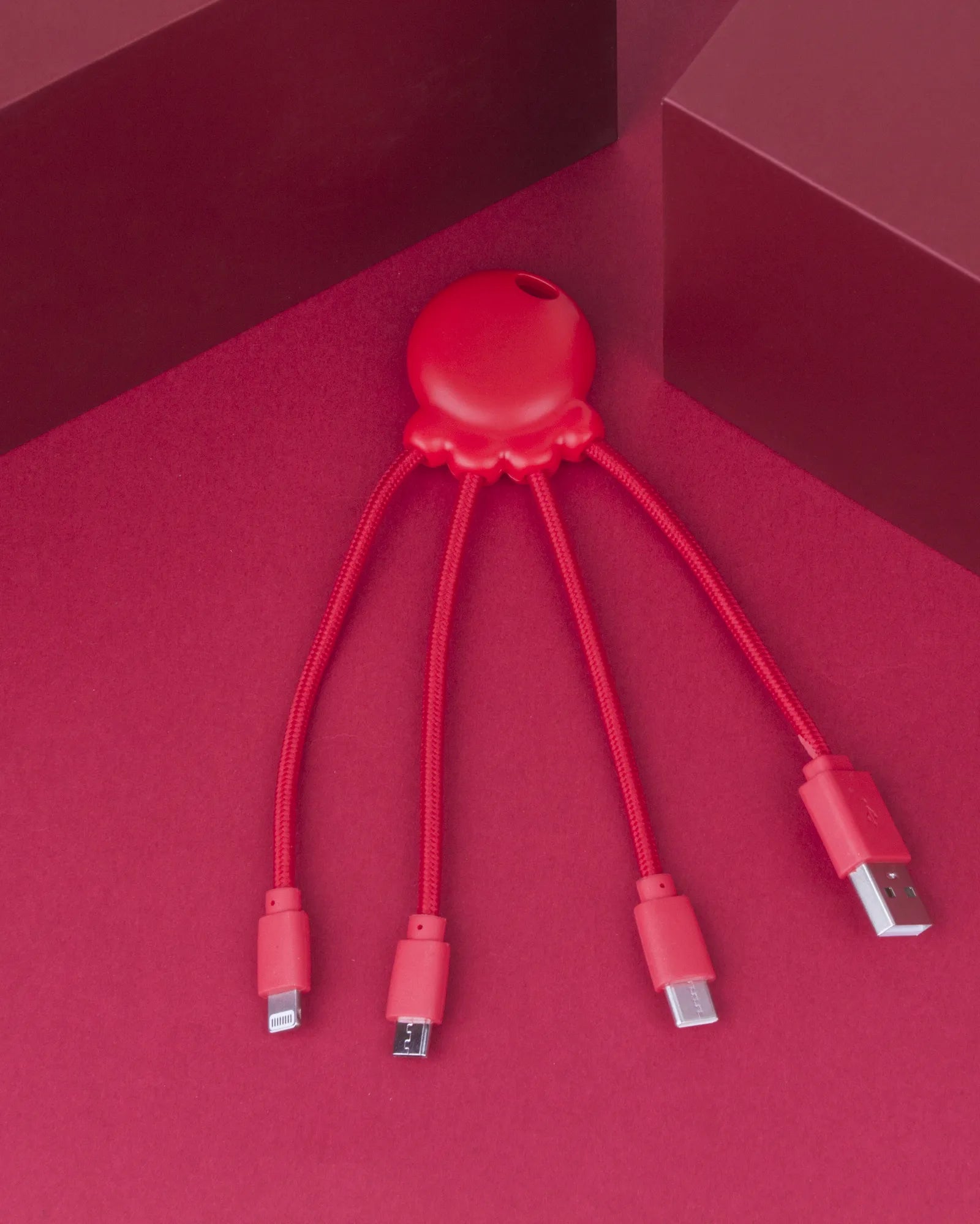 Kabel do ładowania z wieloma złączami Octopus z nadrukiem - 6