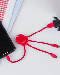 Kabel do ładowania z wieloma złączami Octopus z nadrukiem - 4