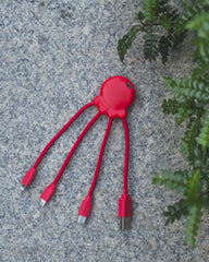 Kabel do ładowania z wieloma złączami Octopus z nadrukiem - 5