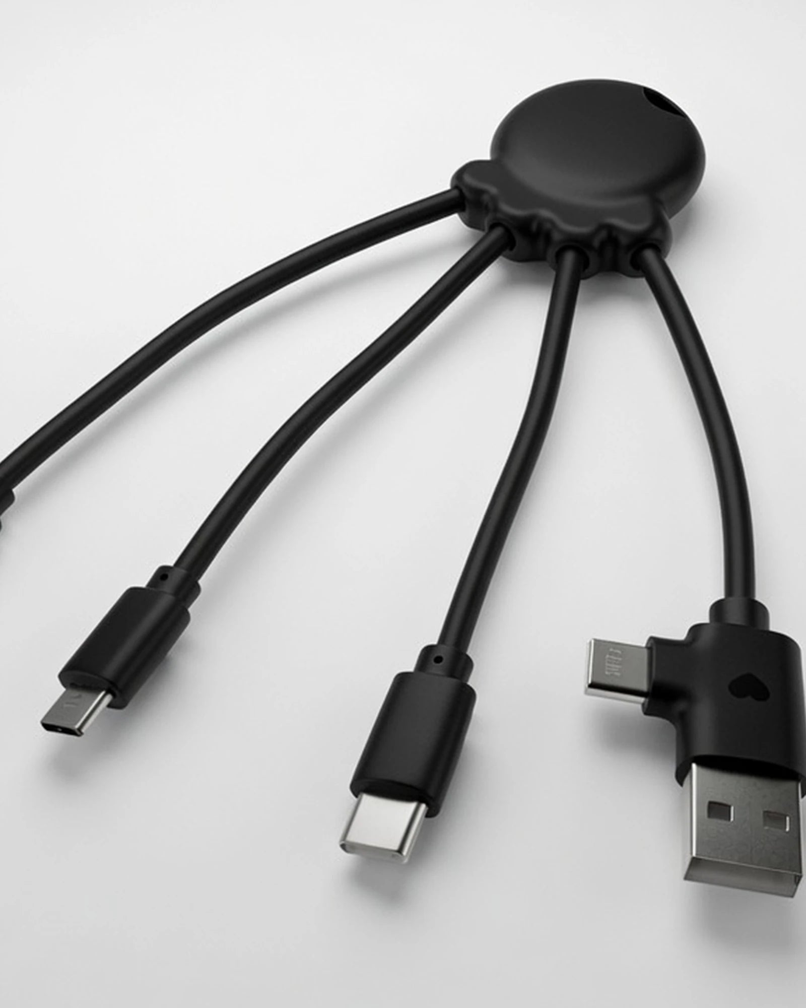 Kabel do ładowania z plastiku z recyklingu Octopus OBP z nadrukiem - 22