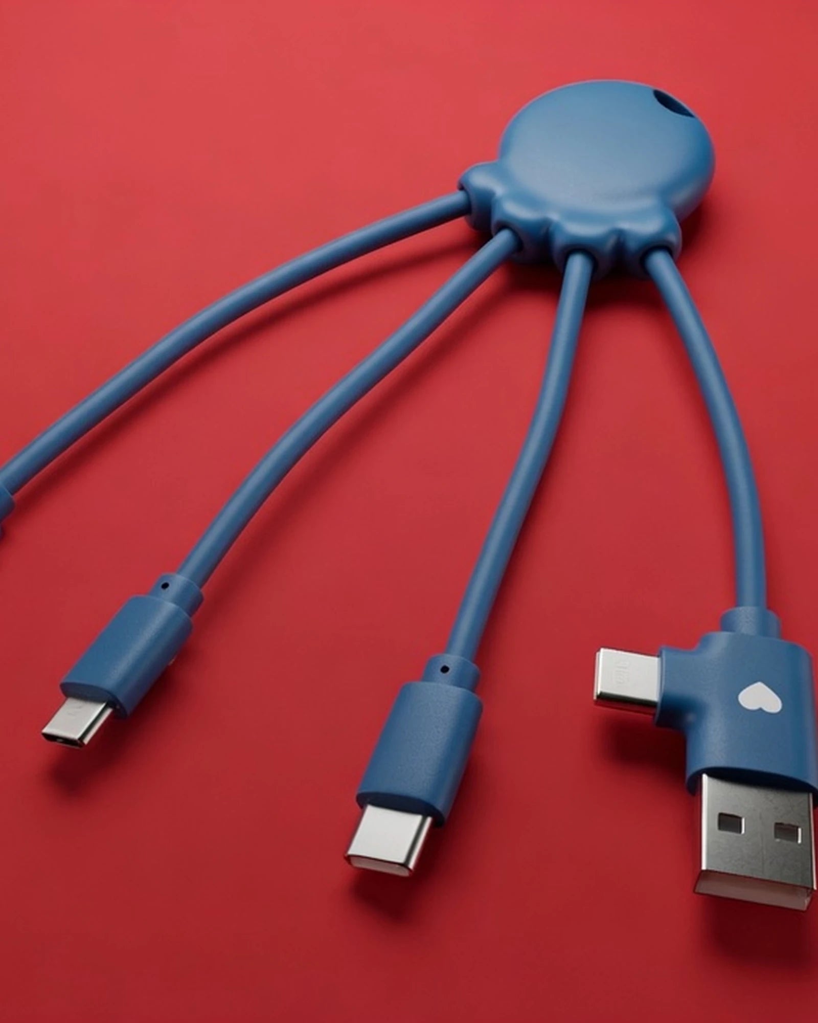 Kabel do ładowania z plastiku z recyklingu Octopus OBP z nadrukiem - 17
