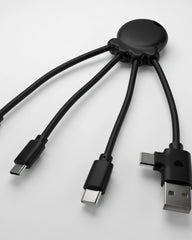 Kabel do ładowania z plastiku z recyklingu Octopus OBP z nadrukiem - 26