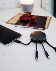 Powerbank 1000 mAh z ABS Octopus Booster Metal z nadrukiem - 13
