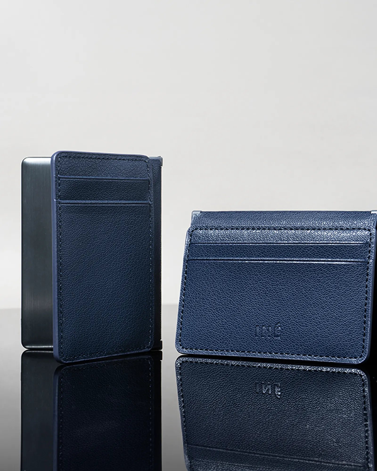 Etui na karty anty-RFID ze skóry z recyklingu z nadrukiem - 5
