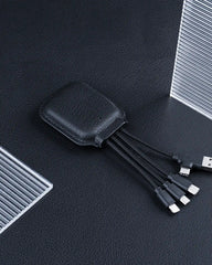 Powerbank z plastiku z recyklingu NFC z nadrukiem - 3