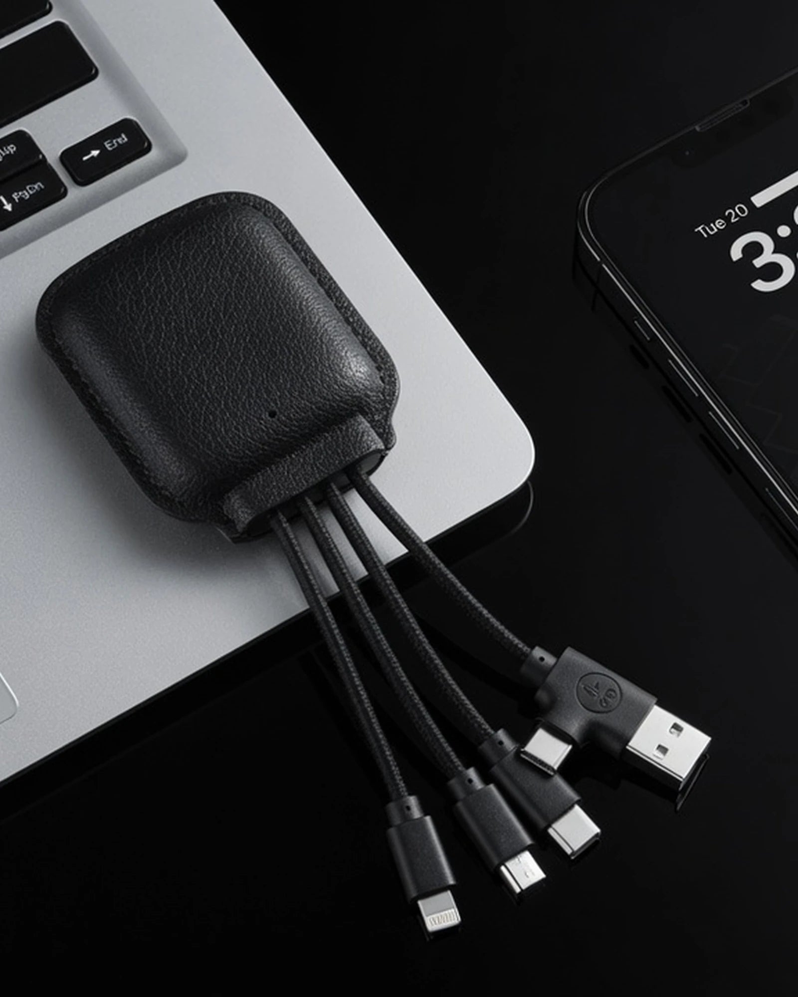 Powerbank z plastiku z recyklingu NFC z nadrukiem - 2
