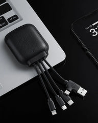 Powerbank z plastiku z recyklingu NFC z nadrukiem - 2