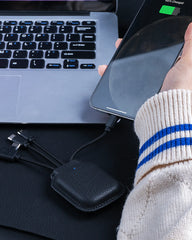 Powerbank z plastiku z recyklingu NFC z nadrukiem - 5