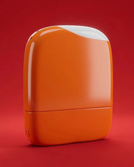 Powerbank z plastiku z recyklingu ICE-P z latarką z nadrukiem - 26