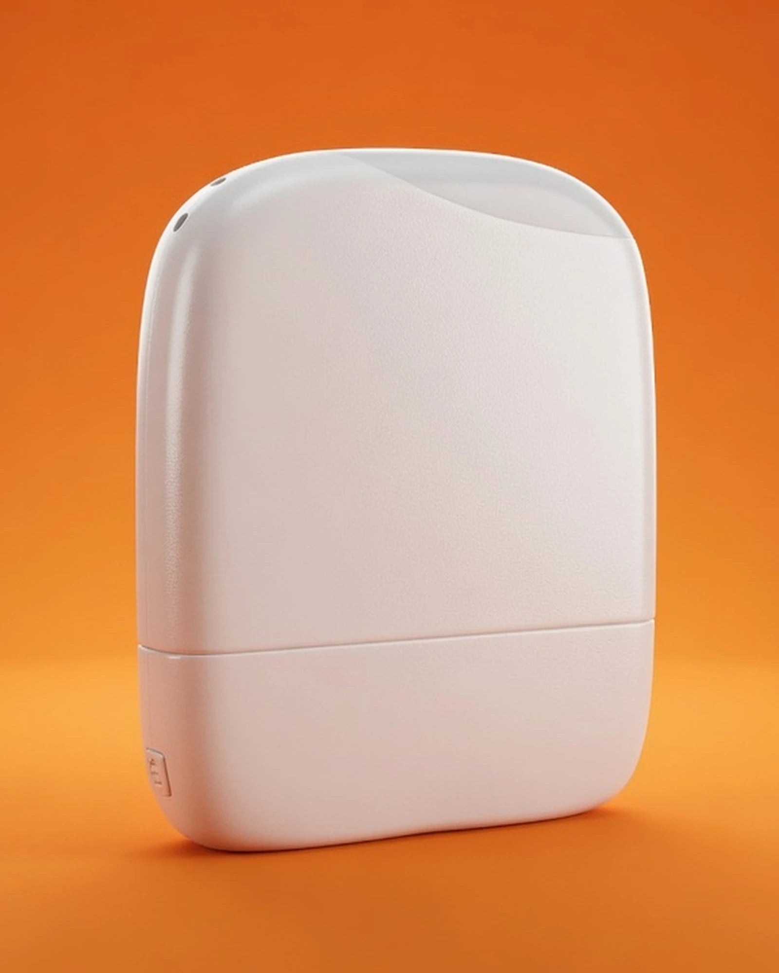 Powerbank z plastiku z recyklingu ICE-P z latarką z nadrukiem - 5