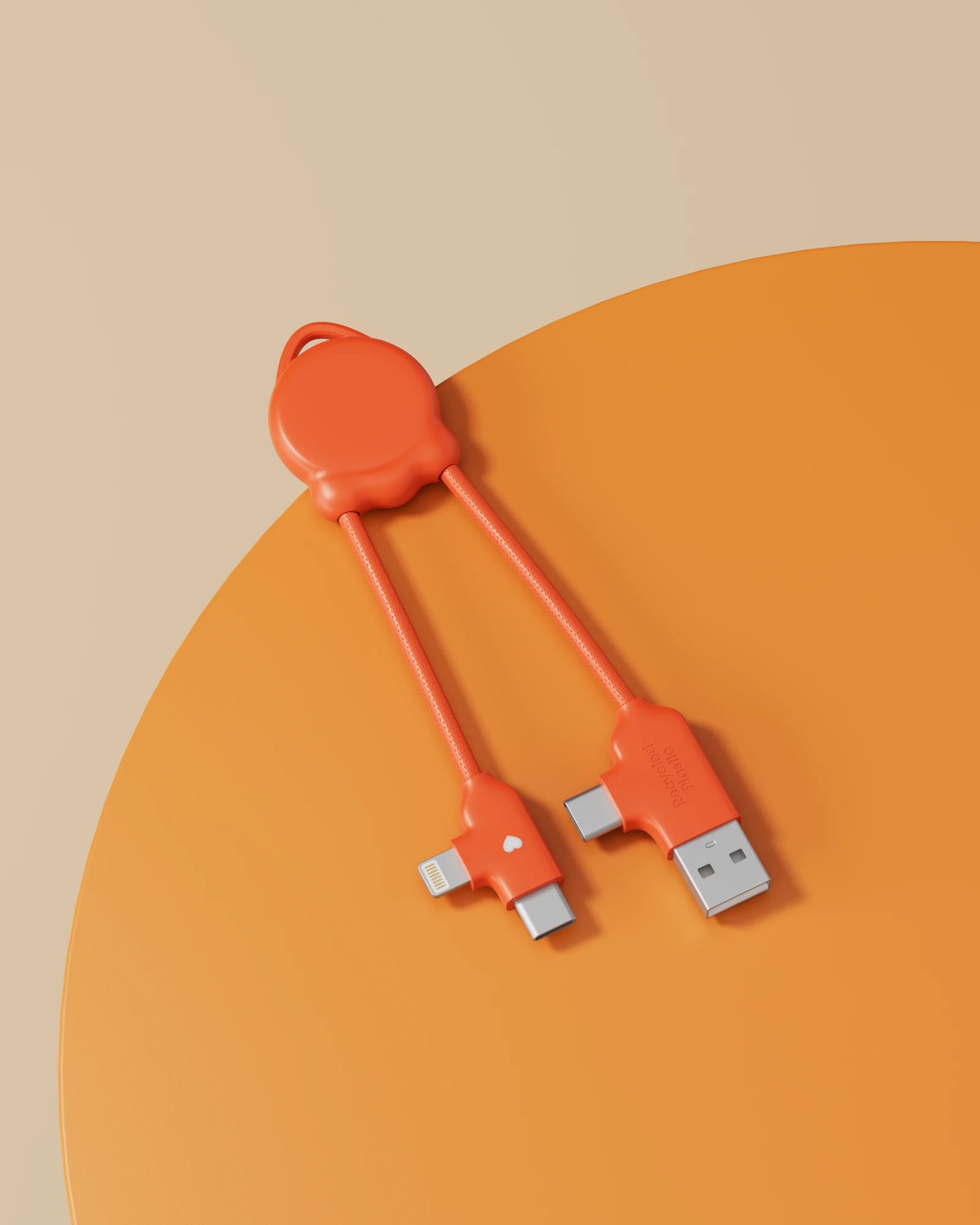 Kabel do ładowania Octomini z plastiku z recyklingu z nadrukiem - 19