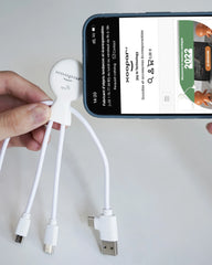 Kabel do ładowania wielozłączowy NFC z nadrukiem - 5